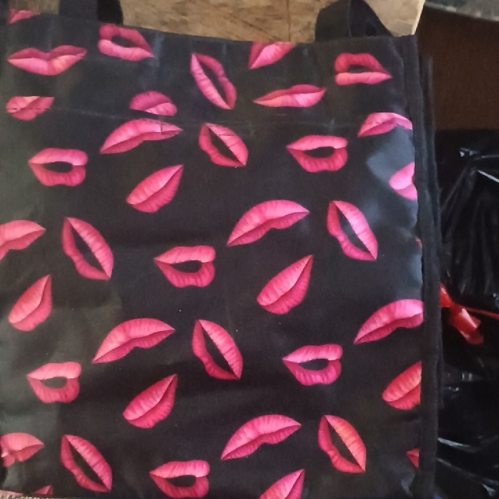 Stylish Betty Boop Lips Tote Bag 90s